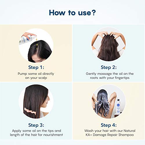The MomsCo The Moms Co Natural Hair Strengthening Oil - Controls Hairfall With Amla Oil, Bhringraj Oil, Coffee Oil, Tea Tree Oil (100ml), 100 ml