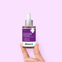 The Derma Co 15% AHA + 1% BHA Beginner Repairing, Radiant Skin, Exfoliating, Removes Impurities Face Peeling Solution for 10-Minute Weekly Exfoliation - 30ml(dermaco)