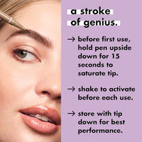 e.l.f. Holy Strokes Micro-Fine Brow Pen, for a Natural Look, Long-Lasting Eyebrow Pencil, Waterproof & Smudge-Proof, Vegan & Cruelty Free, Espresso