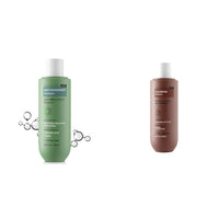 Bare AnatomyEXPERT Anti-Dandruff Shampoo | Targets Oily Scalp and Sheds Dry Flakes 250ml + Volumizing Shampoo, Powered By Peptides & Rich Milk Protein, Strong & Bouncy Hair 250ml