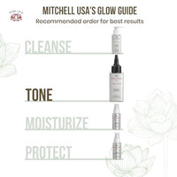 Mitchell USA AGELESS Alcohol Free - Facial Toner | Removes Dirt & Makeup | Balance skin pH | Lotus Seed Extract, Chamomile, Aloe Vera & Cucumber Extract | For Women and Men | For All Skin Type | 100ml