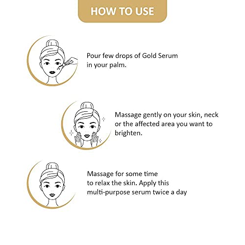 Swiss Beauty 24 K Gold Face Serum, 100ml