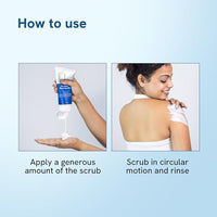 Be Bodywise 10% Lactic AHA Exfoliating Body Scrub For Tan Removal & Soft-Smooth Skin | For Women | De-Tan Bathing Scrub with Centella Water & Aloe Vera, Removes Dirt & Dead Skin from Neck, Knees, Elbows & Arms