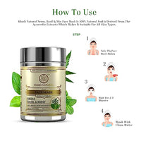 KHADI NATURAL Neem, Basil and Mint Anti Acne Face Mask, 50g