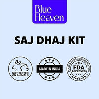 Blue Heaven Saj Dhaj Festive Makeup Kit for women- Natural, Pack of 10 | Full face Makeup kit, Medium Tone combo, 19g+26.3ml