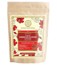 KHADI NATURAL Hibiscus Flower Organic Powder Pack of 2 (2x100gm) 200gm