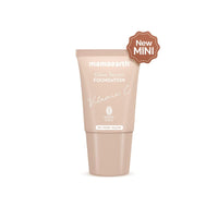 Mamaearth Glow Serum Foundation Gel Mini Tube With Vitamin C & Turmeric For 12Hr Long Stay, 18ml - 01 Ivory Glow, 2X Instant Glow, Luminous Finish For All Skin Type