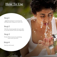 Globus Naturals Refreshing Face Wash with Peach & Red Grapes, For anti aging and moisturising, Suitable for Combination & Oily Skin 50gm, Set of 3