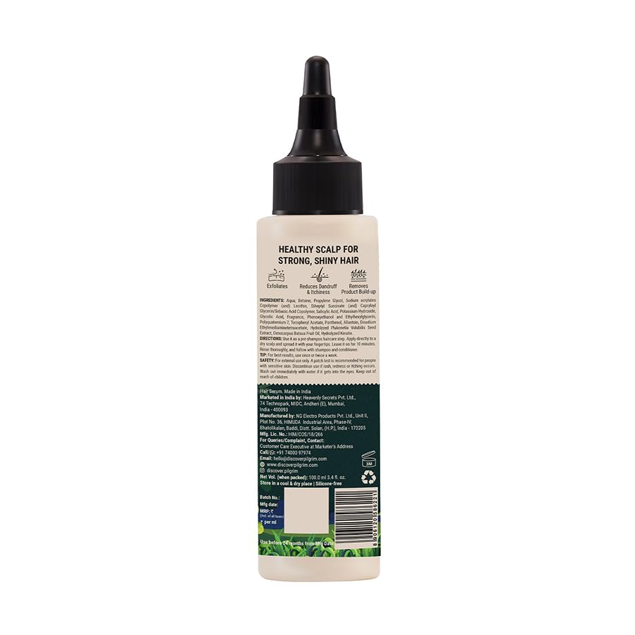Pilgrim Amazonian Patuá & Aha Bha SCALP SCRUB for women & men | Deep cleanse for healthy scalp | Gentle Exfoliating Scrub To Prevent Product Build-up | Silicon free | 100 ml