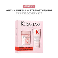 Kérastase, Genesis, Care Routine with Shampoo & Conditioner Trial Set for Fine and Brittle Hair, Against Hair Loss and Hair Breakage