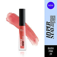 Blue Heaven Hyper Stay Weightless Liquid Matte Lipstick | Long-lasting & Smudge Proof | Non-Transfer Matte Lipstick for Women | Blush Pink-29 | 6ml