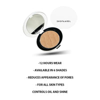 SHOPAAREL True Matte Compact Powder that Protects Skin from Sun, Absorbs Oil, Sweat and helps you to stay fresh (05)