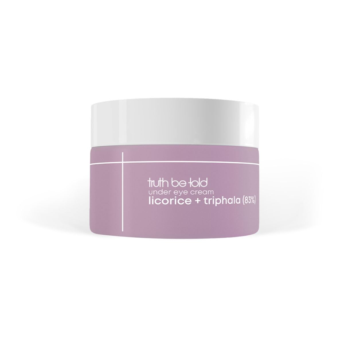 Truth Be Told Under Eye Cream with Licorice & Triphala(15ml), Dark Circle Removal, Puffiness Reduction & Wrinkle Smoothing, Free from parabens, silicones, mineral oils, artificial fragrances
