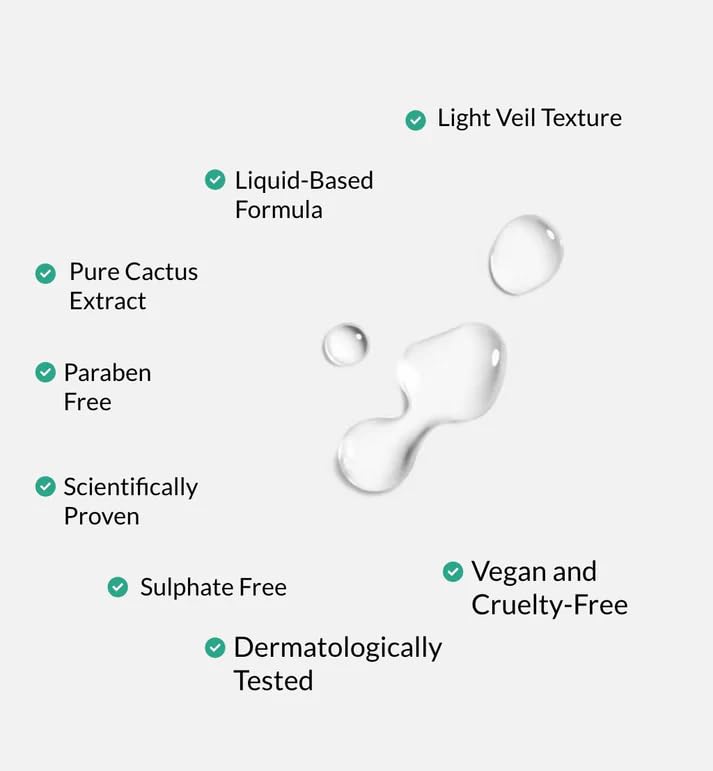 Evermore Cactus Toner - Hydrating Citrus Infused Facial Toner with Aloe Vera, Licorice Root, and Prickly Pear Extracts - Refreshing and Soothing Formula for Balanced Skin - 100ml (Pack of 1)