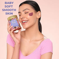 Light Up Flash Face & Body Brightening Ubtan - 3 Minute Facial,Goat's Milk,Marigold,Hibiscus,Rose,Guava & Vitamin C: Instant Glow,Tan Removal,Gentle Exfoliation,Natural Radiance,Bridal - 50 gm Scrub