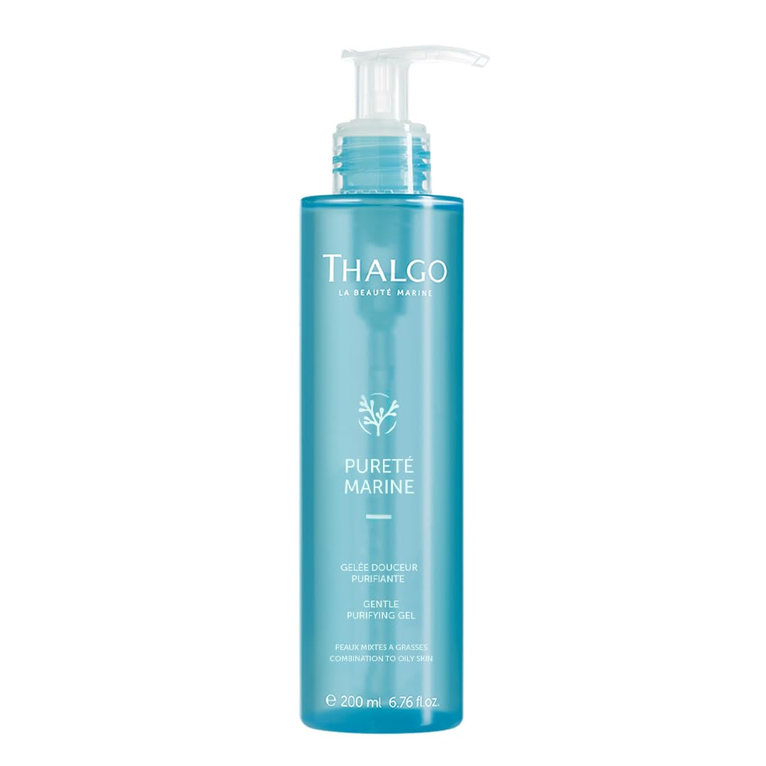 Thalgo Gentle Purifying Gel - Oily Skin Cleanser with Moringa & Rice Powder - Deep Cleanse for Fresh, Radiant Complexion - 200ml