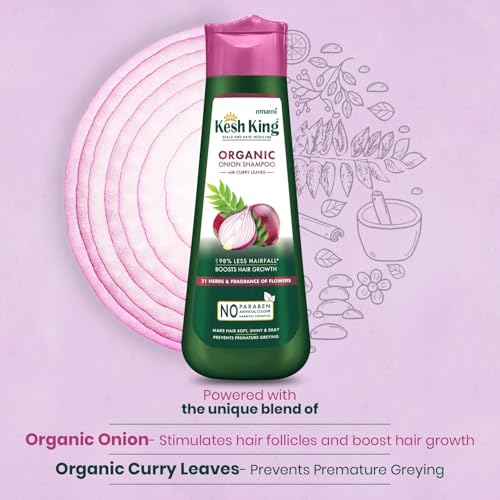 Kesh King Scalp and Hair Medicine Ayurvedic Hairfall Expert Onion Shampoo 300ml