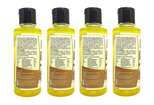 Khadi Pure Herbal Sandal & Turmeric Body Wash, 210 Ml (Pack Of 4)
