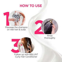 BBLUNT Curly Hair Shampoo & Conditioner Combo (300 ml + 250 g)