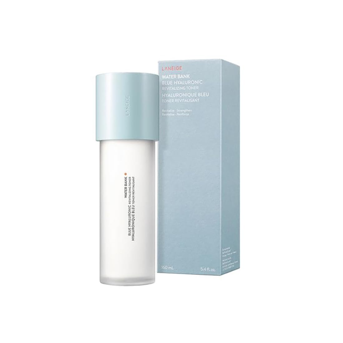 LANEIGE Water Bank Blue Hyaluronic Acid Reviatilizing Face Toner for Dry Skin | Hydrating Toner for Glowing Skin | Smooth Skin Texture | Non Sticky |For Men and Women | Korean Skincare Products-160ml