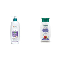 Himalaya Baby Body Lotion, For All Skin Types (400 ml) & Himalaya Gentle Baby Shampoo (200ml)