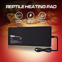 iPower Reptile Heat Pad 4W/8W/16W/24W Under Tank Terrarium Warmer Heating Mat and Digital Thermostat Controller for Turtles Lizards Frogs and Other Small Animals, Multi Sizes