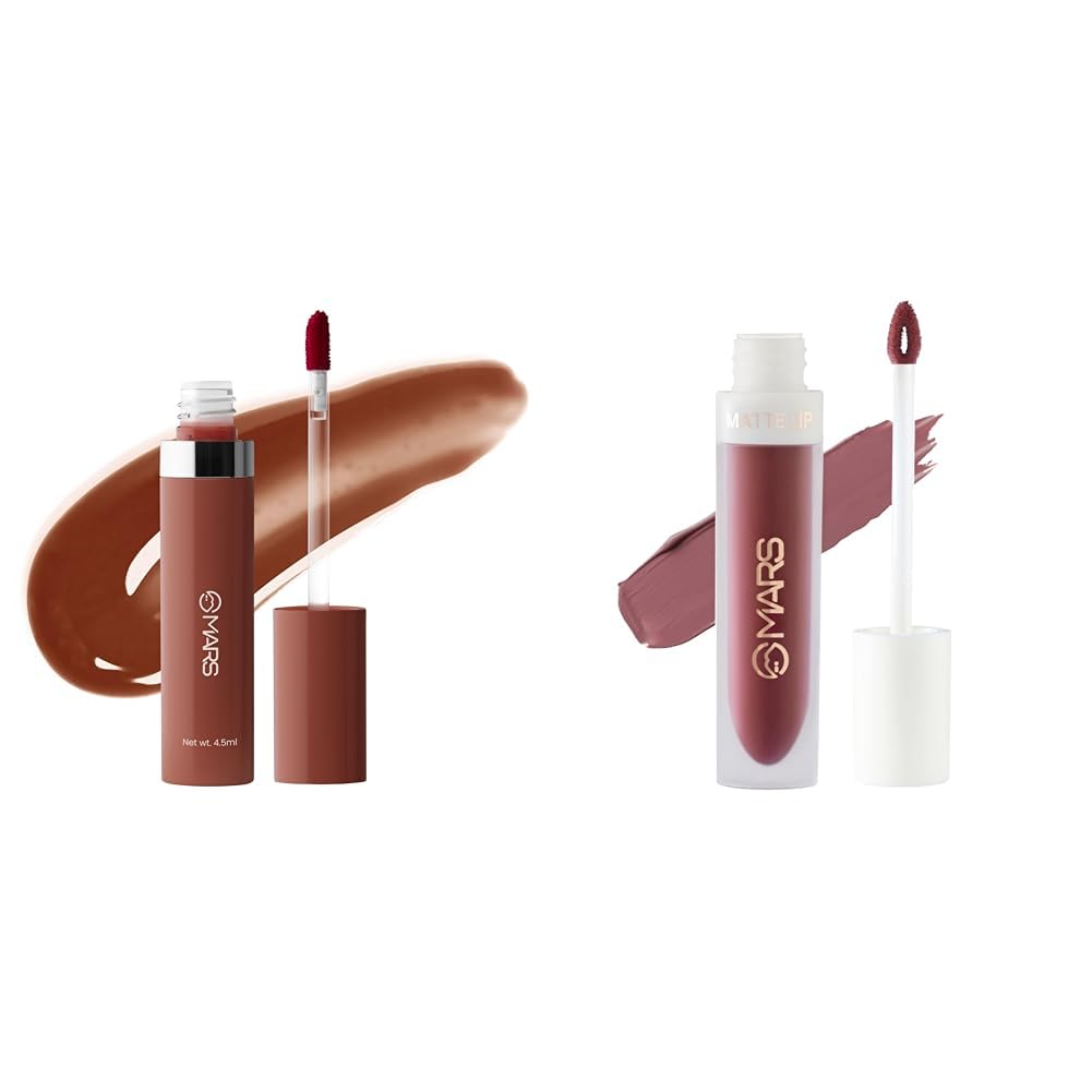 MARS Drip Lip Mist for Women (4.5 ml) (06-Cocoa Drip) Matte Liquid Lip Color | Long Lasting | Non-Transfer & Waterproof Lipstick for Women (4.5 ml) (08-Trend Train)