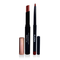 FLiCKA High Drama Matte Lipstick Exited & Lip Liner Rio Combo | 08