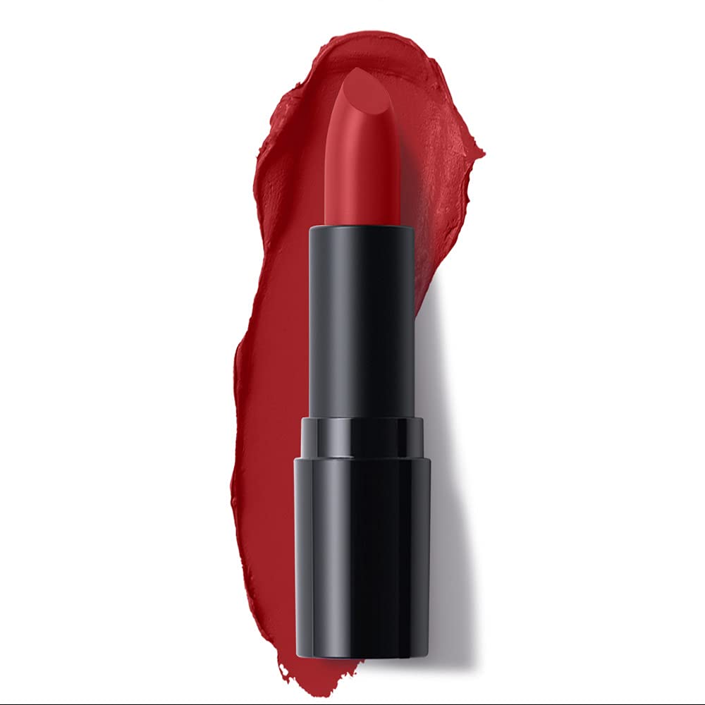 Lakmé Forever Matte Liquid Lip Colour, Red Revival, 5.6 ml & Lakmé Cushion Matte Lipstick, Pink Lily, 4.5 g