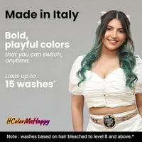 2.Oh! Italian- Aqua Marine Hair Color For Women & Men | Ammonia-Free DIY Semi Permanent Hair Color | Enriched with Argan Oil | Lasts upto 12-15 Washes