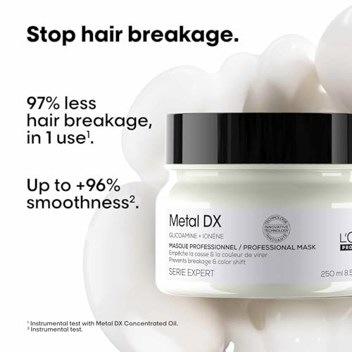 L'Oréal Professionnel Density Advanced Shampoo, Metal DX Mask & Serioxyl Advanced for brittle hair and for hair growth