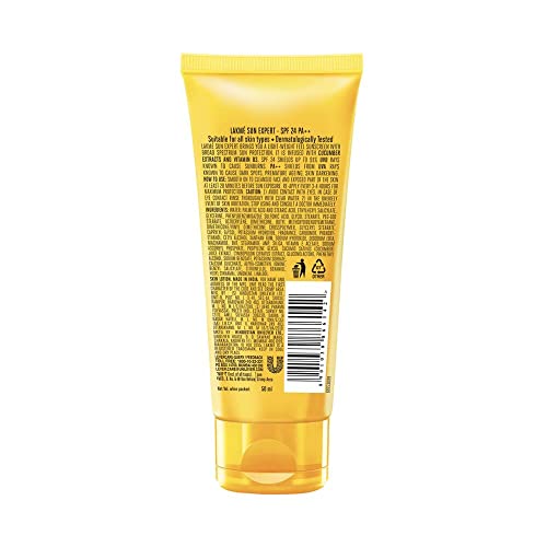 LAKMÉ Sun Expert, Spf 24 Pa++ Ultra Matte Sunscreen, 60Ml, Sun Protection With Vitamin B3, Blocks Upto 97% Of Harmful Uvb Rays, Lightweight, For Men & Women (Pack Of 2)|For All Skin Types