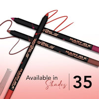 MARY JO K Matte Lip Pencil - Ruby Red - Ultra Matte, Waterproof, Smudge-Resistant - [Quantity]