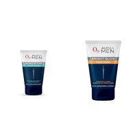 O3+ ALPHA MEN Acno D-TAN Face Wash with Hyaluronic & Mint & O3+ ALPHA MEN Bright Glow Face Wash 50g Combo