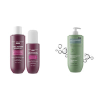 Bare Anatomy Curl Defining Shampoo + Curl Intensifying Leave In Conditioner Cream |Women & Men | 250 ml + 140ml Expert Anti-Dandruff Shampoo - 750ML