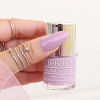 Debelle Gel Nail Polish Mary Magnolia (Pastel Lavender Nail Paint)|Non Uv - Gel Glossy Finish |Chip Resistant | Seaweed Enriched Formula| Long Lasting|Cruelty And Toxic Free| 8Ml