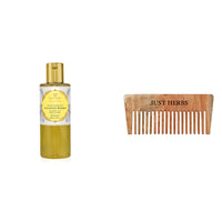 Just Herbs Hair Care & Protection Combo With Soya Protein Shampoo & Neem Wooden Comb, Pack Of 1