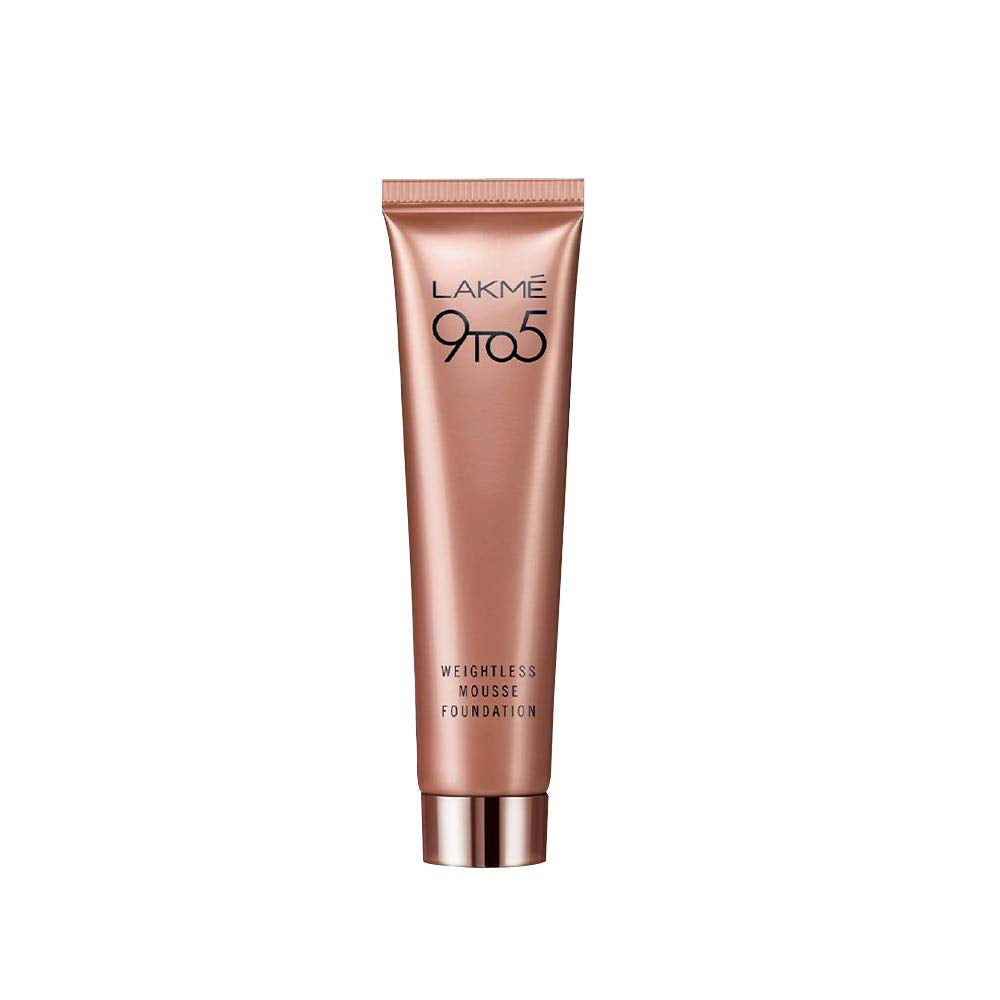 Lakmé 9 To 5 Flawless Matte Complexion Compact, Almond, 8g & 9 To 5 Weightless Full Mousse Foundation, Beige Vanilla, 25g (All Skin Type)