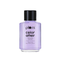Plum Color Affair Acetone-Free Nail Polish Remover | Nourishing Formula with Sweet Almond & Argan Oil | Vitamin E-Infused | 100% Vegan & Cruelty-Free | Easy & Gentle Removal | 30ml