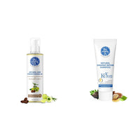 The Moms Co Natural Hair Strengthening Oil (100ml) with Damage Repair K+Shampoo (25ml) -Controls Hairfall With Amla, Bhringraj, Coffee and Tea Tree Oils