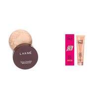 LAKMÉ © Rose Natural Face Powder for Oily Skin Type, Soft Pink, 40G And 9 To 5 Complexion Care Face Cream, Bronze, 30G