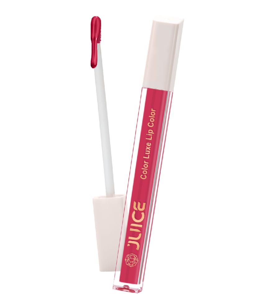 Juice Cosmetics Matte Luxe Lipstick - Vitamin E Enriched, Smudge-Free with Bio Retinol, Moisturizing Lock Technology, SPF 15, Long-Lasting (Juicy Plum - M05)