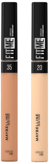 Maybelline New York Fit Me Lotion Natural Matte Cream For All Skin Typesy Concealer (20 & New York Full Coverage Cream For All Skin Typesy Concealer, Pack Of 1