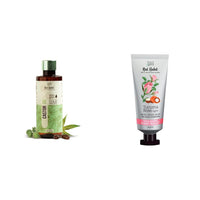 Nat Habit Cold Pressed Oil Combo Castor Oil 200 ml and Tucuma Rose Hand Malai - Hand Cream 30 ml For Hair Fall, Hair Growth & Hand Moisturization