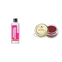 Organic Netra Glycerine for Face 200ml (Pack of 1) and Organic Netra Sindoor/Kumkum Paste | Waterproof Long lasting, Smudge Proof Sindoor | 8gm