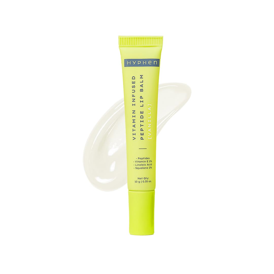Hyphen - Vitamin Infused Peptide Lip Balm - Vanilla for Dry & Chapped Lips | Hydrating & Moisturizing Lip Balm for Men & Women | Lip Balm for Dark Lips | Smoothen Lips & Repair Moisture Barrier | Hyphen | Hyphen Products | Vegan, SLS & Parabens Free | 10