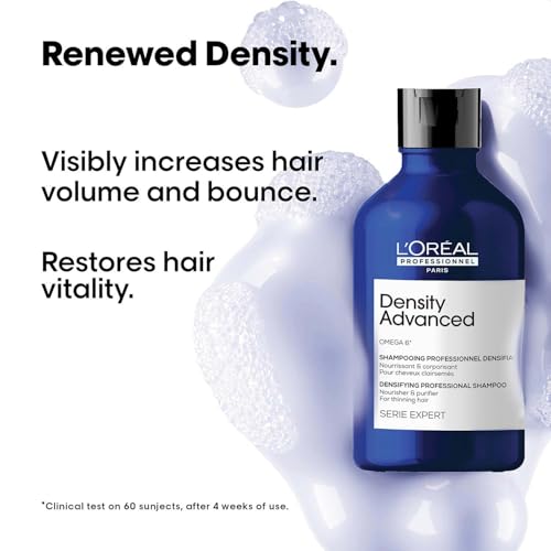 L'Oréal Professionnel Density Advanced Shampoo, Metal DX Mask & Serioxyl Advanced for brittle hair and for hair growth