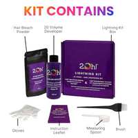 2.Oh! Italian Lightning Kit | DIY Hair Bleach Kit for Hair Color with Plex, Argan Oil & Comfort Fragrance Technology that helps Prevents Hair Damage