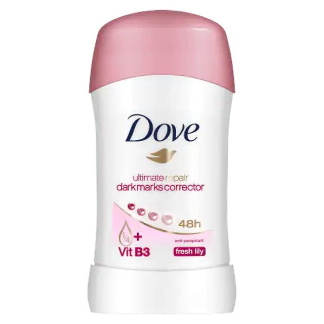 Dove Unisex Anti-Perspirant Deodorant Stick 40Ml (Fresh Lily), 1 Count