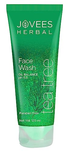 Jovees Herbal Oily Skin Routine Tea-Tree Face Wash 120ml & Neem Toner 100ml and Aloe Vera Moisturising Lotion 100ml (Set of 3)